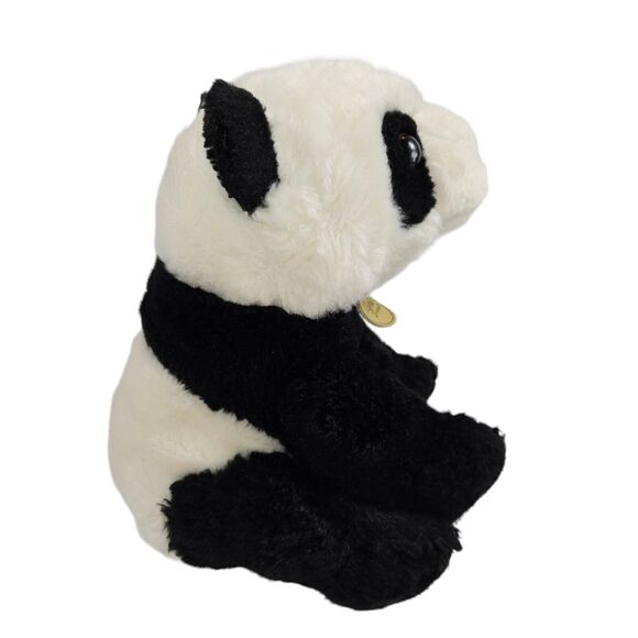 Aurora World Miyoni Plush Panda Sitting Black White Stuffed Animal Realistic 8" - Picture 6 of 12